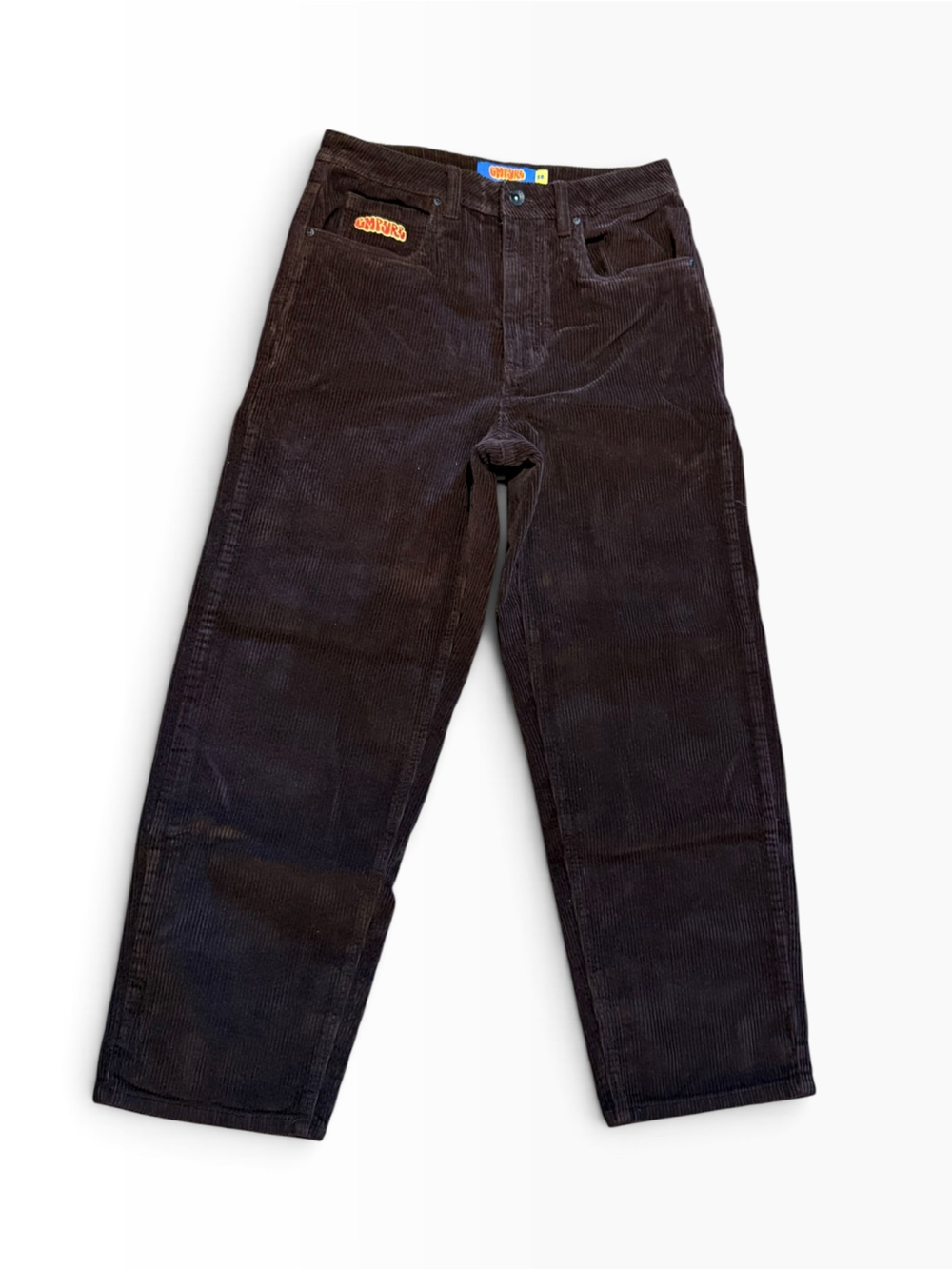 Empyre Relaxed Fit Brown Cotton Corduroy Jeans in a Women’s 28 x 27